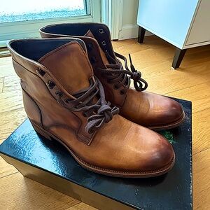 Magnanni Marcelo 15248 Men’s 8.5 Cognac Brown Leather Boots